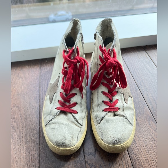Golden Goose GGDB FRANCY high top authentic sneakers size 41 - Picture 3 of 5